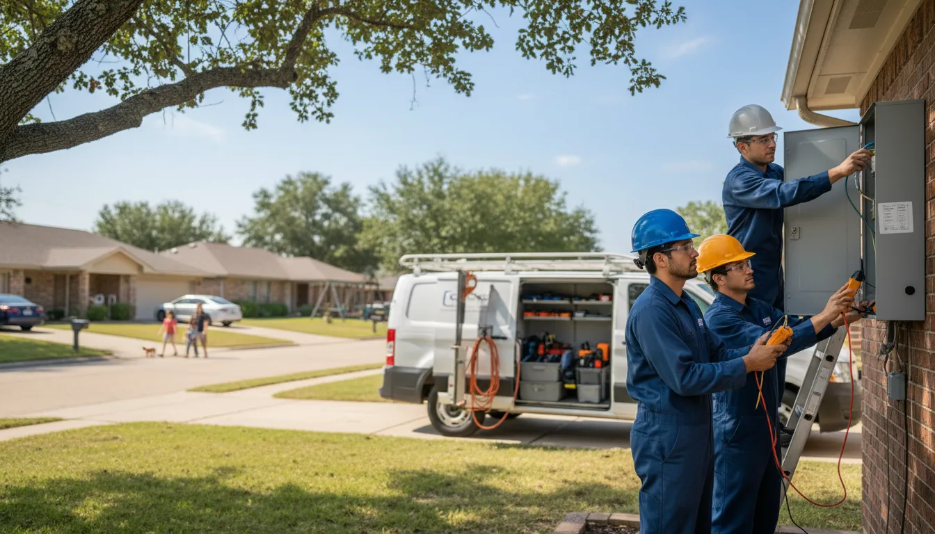 Certified electrician providing emergency electrical services in Meadville, MS
